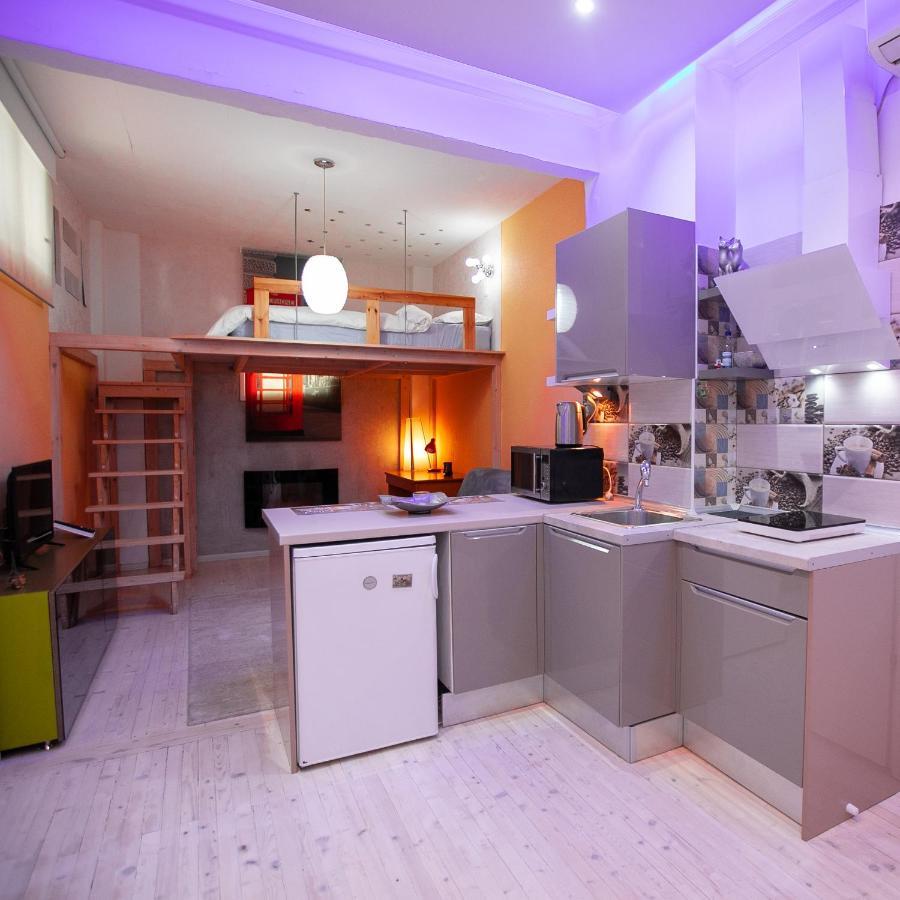 Apartament Orange And Blue Studio Downtown 5 Min From White Tower Saloniki Zewnętrze zdjęcie